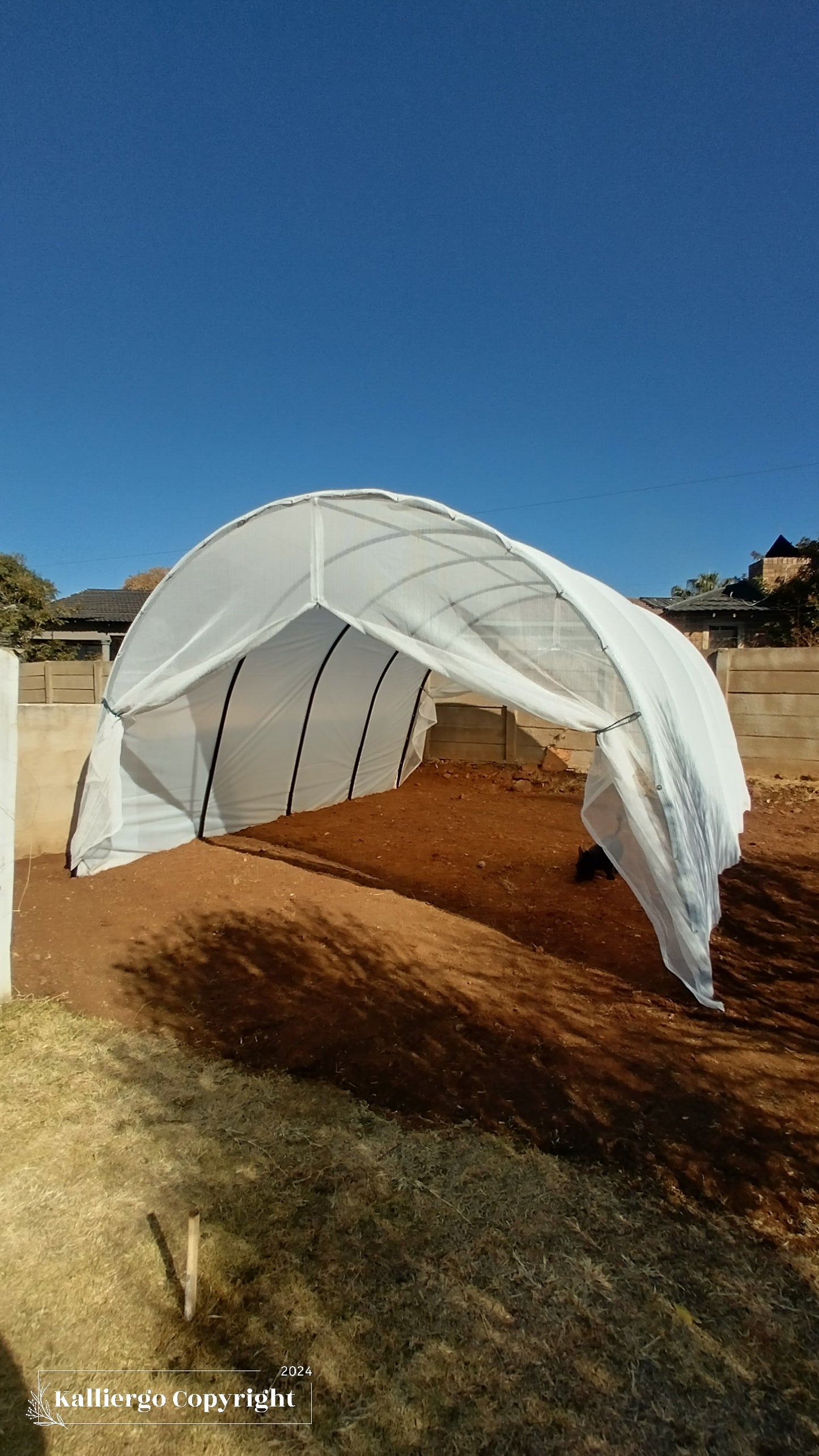 5m x 6m x 2.6m/2.7m Greenhouse Installed in Gauteng